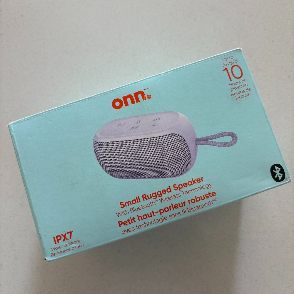 ONN SMALL RUGGED SPEAKER BLUETOOTH